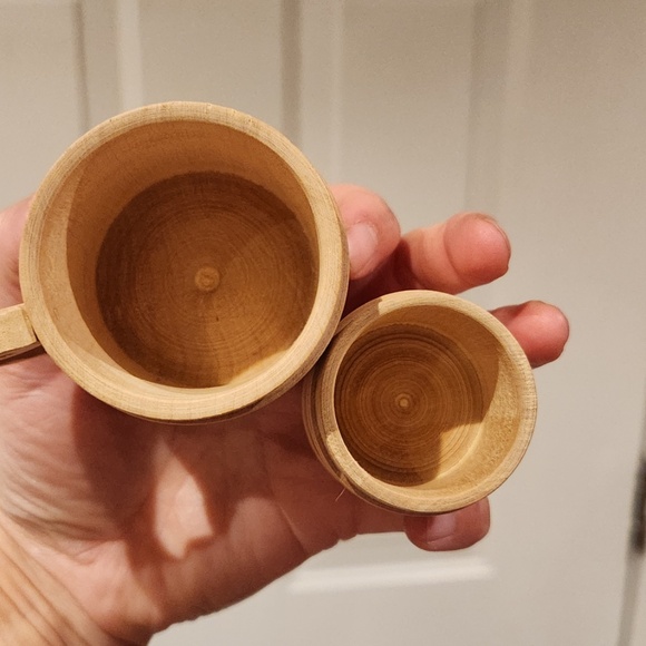 Handmade Wooden Carved Mug And Cup - Picture 2 of 6